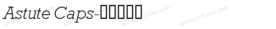 Astute Caps字体转换